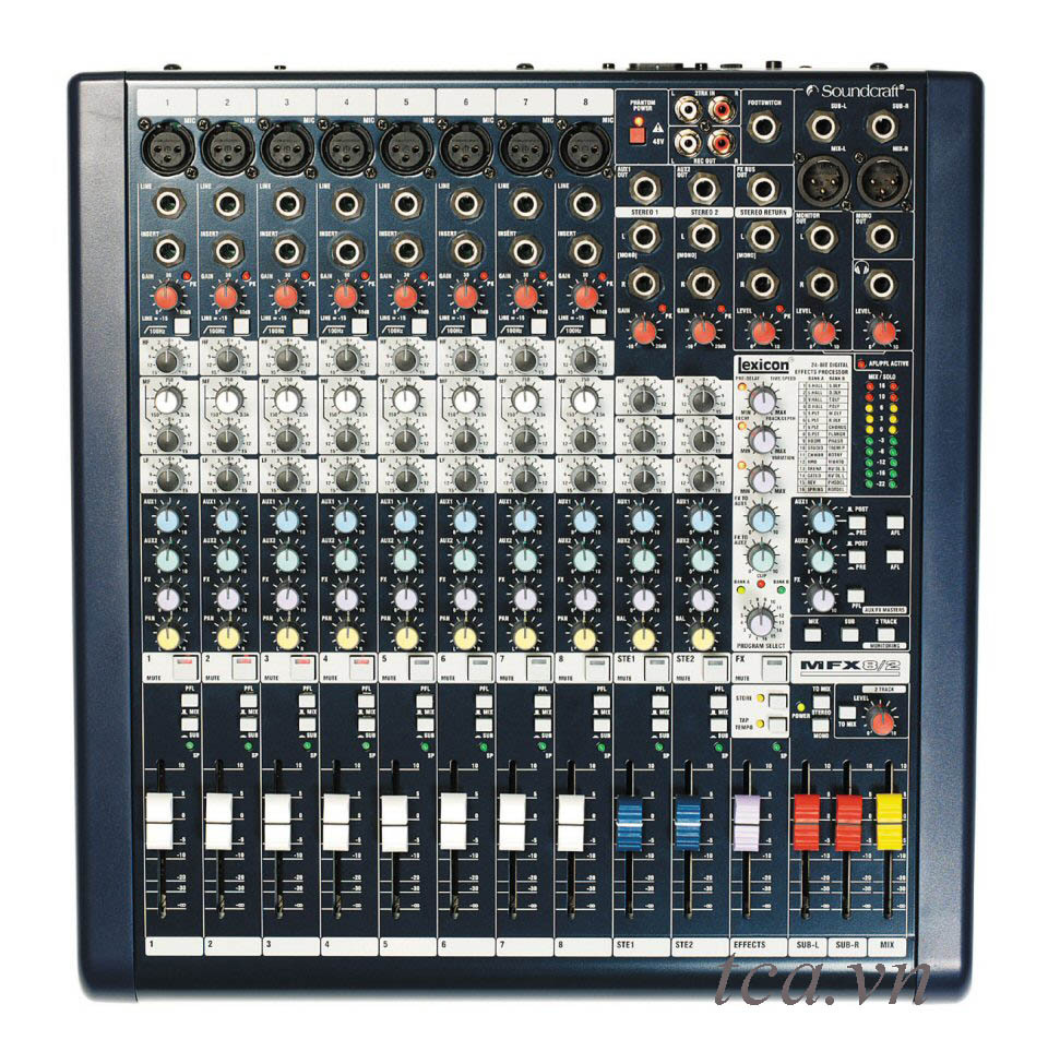 Bàn Mixer Soundcraft MFX 8/2 - VD Group